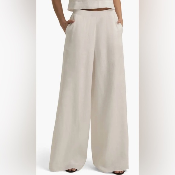 Favorite Daughter Pants - Favorite Daughter Wide Leg Linen Pant 100% Linen New Without Tags